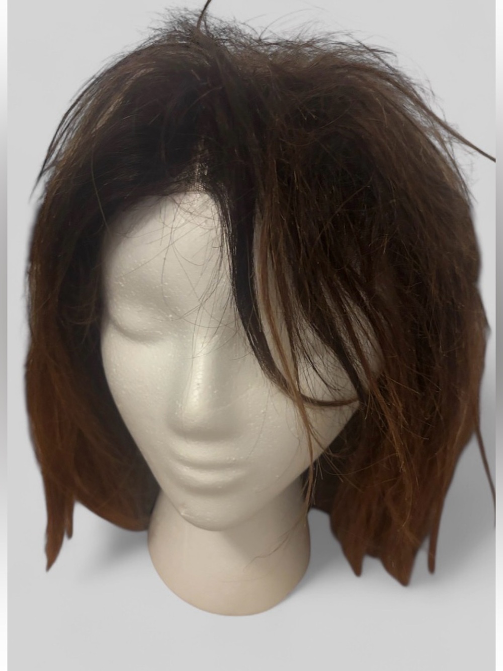 Brown Layered messy hair Short Wig - Women Hair Halloween Costume